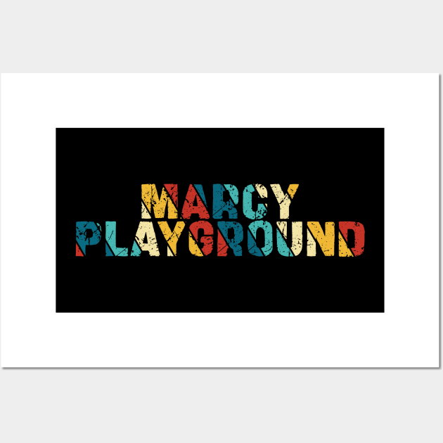 Retro Color - Marcy Playground Wall Art by Arestration